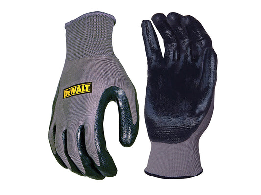 DEWALT Nitrile Nylon Gloves - Large DEWDPG66L