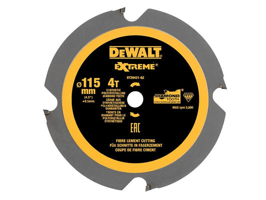 DEWALT DT20421 PCD Circular Saw Blade 115 x 9.5mm x 4T DEWDT20421QZ