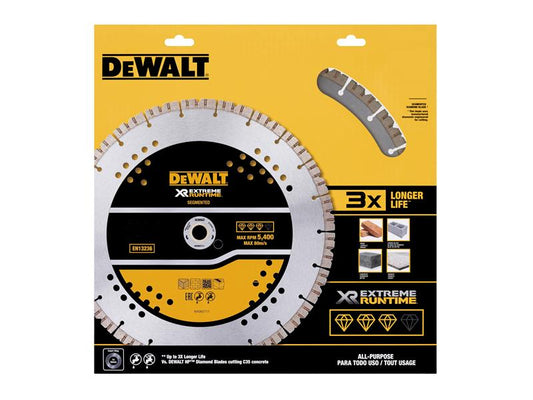 DEWALT ELITE SERIES All Purpose Diamond Wheel 180mm 5x longer life DEWDT20468QZ