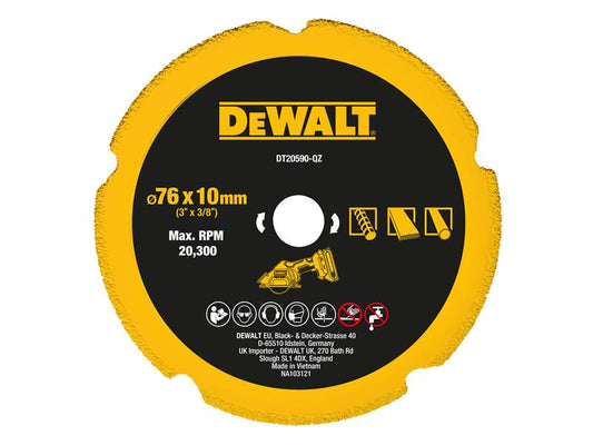 DEWALT Diamond Multi Material Blade 75mm DT20590