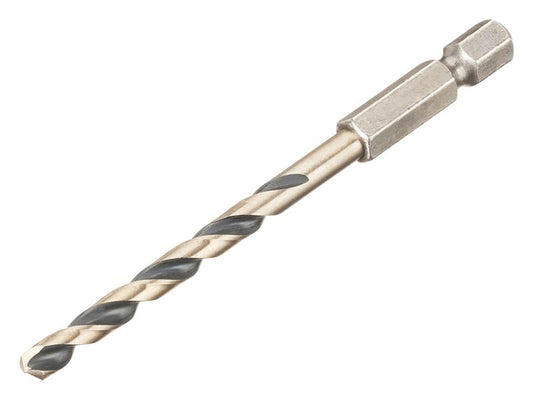 DEWALT BLACK&GOLD 1/4" Hex Shank HSS-G Drill Bit 4.5mm DEWDT20605QZ