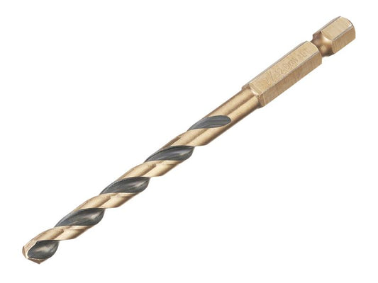 DEWALT BLACK&GOLD 1/4" Hex Shank HSS-G Drill Bit 5.5mm DEWDT20607QZ