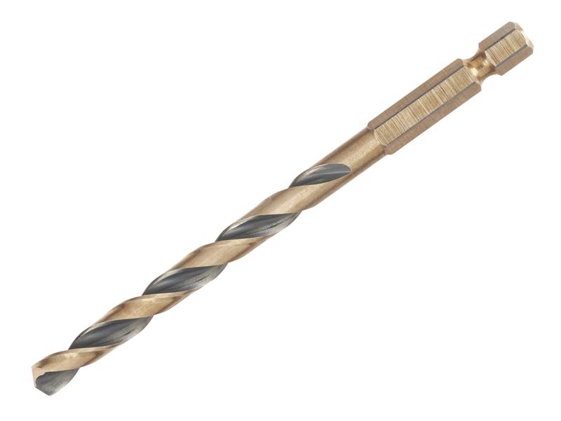 DEWALT BLACK&GOLD 1/4" Hex Shank HSS-G Drill Bit 6.5mm DEWDT20609QZ