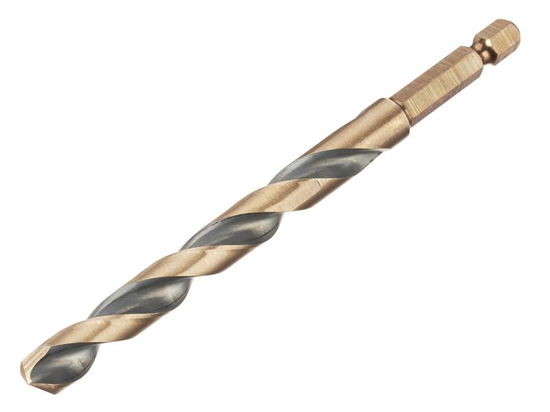 DEWALT BLACK&GOLD 1/4" Hex Shank HSS-G Drill Bit 9.0mm DEWDT20614QZ