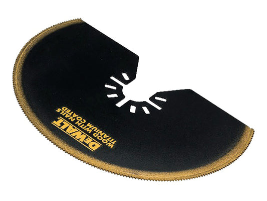 DEWALT Multi-Tool Titanium Semi Circle Blade 100mm DEWDT20709
