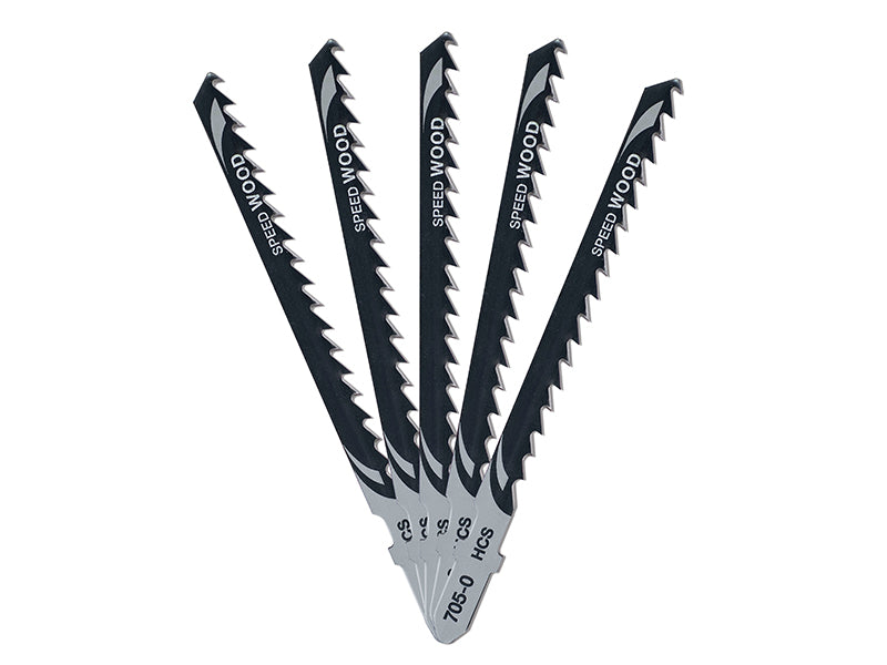 DEWALT HCS Wood Jigsaw Blades Pack of 5 T244D DEWDT2077QZ