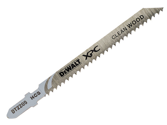 DEWALT XPC HCS Wood Jigsaw Blades Pack of 5 T101B DEWDT2205QZ