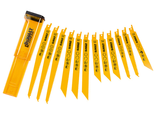 DEWALT DT2445 Reciprocating Saw Blade Set, 12 Piece DEWDT2445QZ