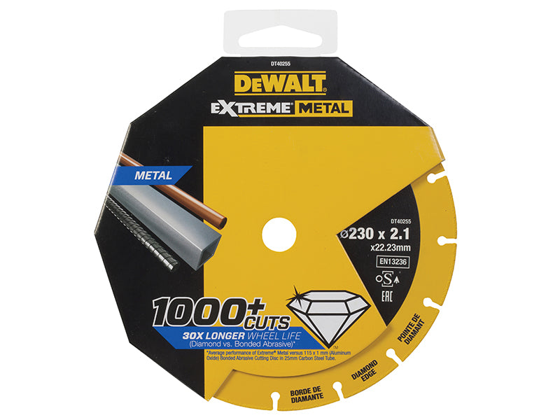 DEWALT Extreme Metal Cut Off Saw Blade 230 x 22.23 x 2.10mm DEWDT40255QZ