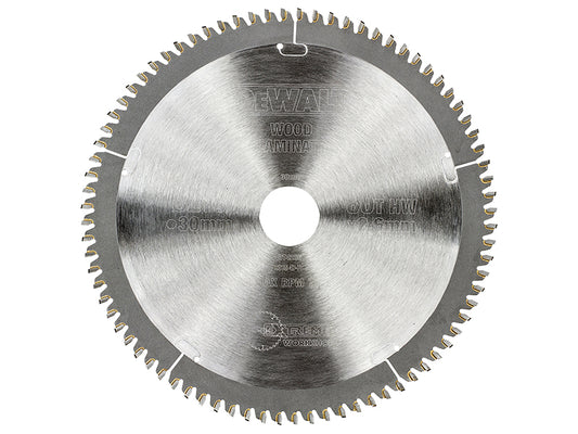 DEWALT Series 40 Circular Saw Blade 216 x 30mm x 80T TCG/Neg DEWDT4286QZ