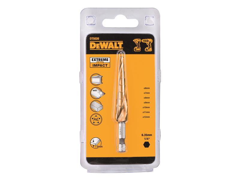 DEWALT Extreme Step Drill Bit 6-12mm DEWDT5026QZ
