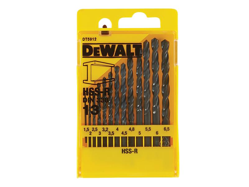 DEWALT DT5912 HSS Jobber Drill Bit Set, 13 Piece DEWDT5912QZ