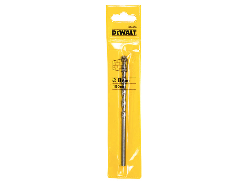 DEWALT Masonry Drill Bit 8.0mm OL:150mm WL:82mm DEWDT6558QZ