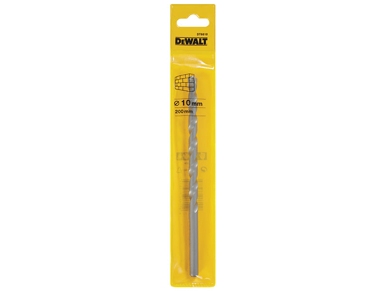 DEWALT Masonry Drill Bit 10.0mm OL:200mm WL:135mm DEWDT6610QZ