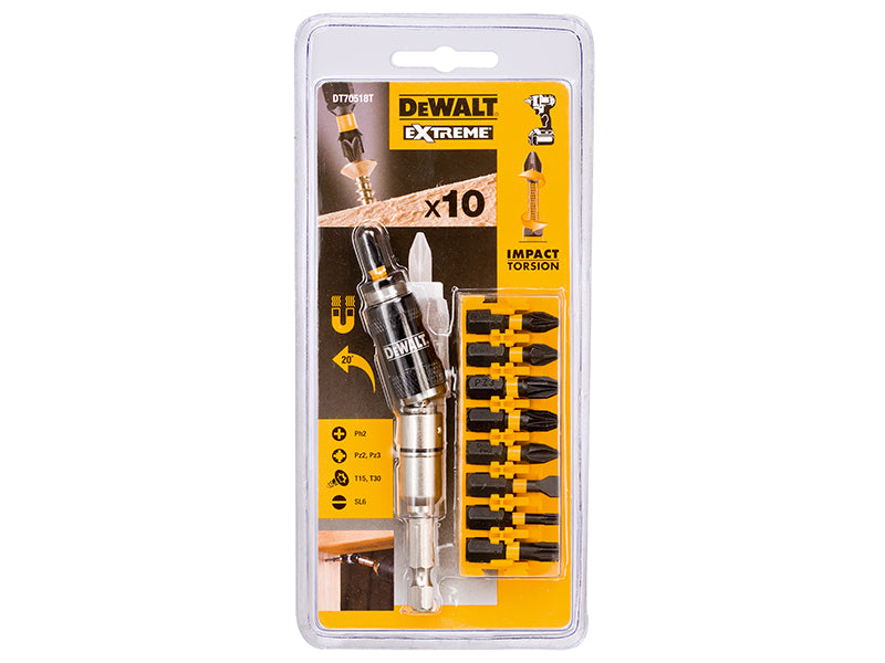 DEWALT DT70518 Extreme Impact Torsion Bit Set, 10 Piece DEWDT70518TQ