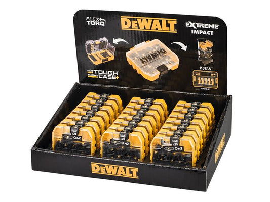 DEWALT Impact Torsion Bits PZ2 25mm Tic Tac Display 21 Piece DEWDT70556TQ