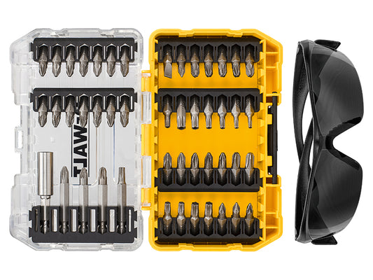 DEWALT DT70703 Screwdriving Set, 47 Piece + Safety Glasses DEWDT70703QZ
