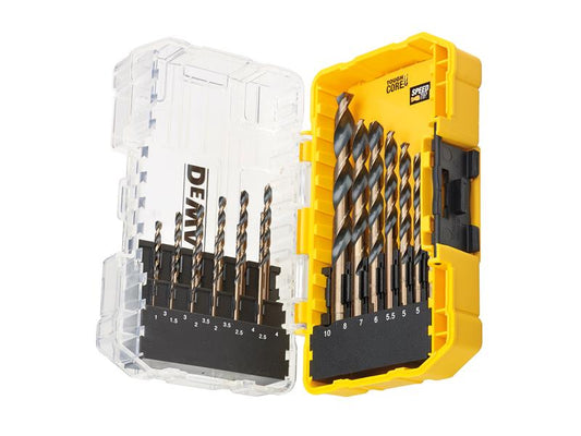 DEWALT DT70728 Black & Gold HSS Drill Set, 19 Piece DEWDT70728QZ