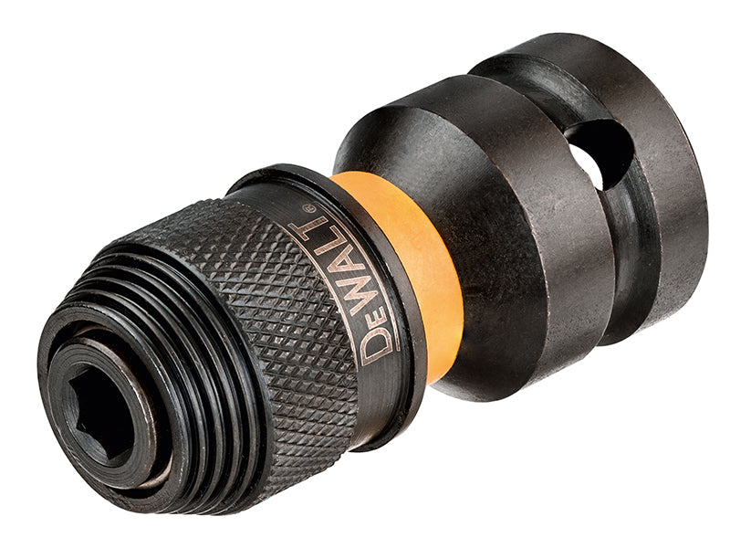DEWALT DT7508 1/2in Drive to 1/4in Hex Impact Adaptor DEWDT7508QZ