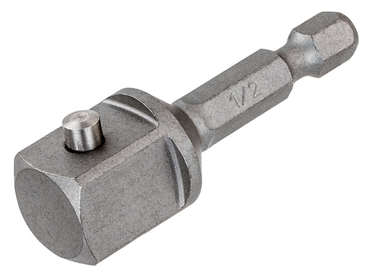 DEWALT 1/4in Hex to 1/2"D Impact Adaptor Converts Drill To Impact Gun DT7512