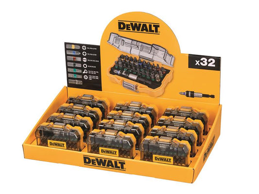 DEWALT Screwdriver Bit Set 32 Piece Merchandiser of 12 DEWDT7969MQZ