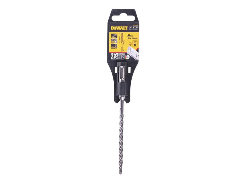DEWALT SDS Plus XLR Full Head Carbide Drill Bit 6.0mm OL:160mm WL:100mm DEWDT8913QZ