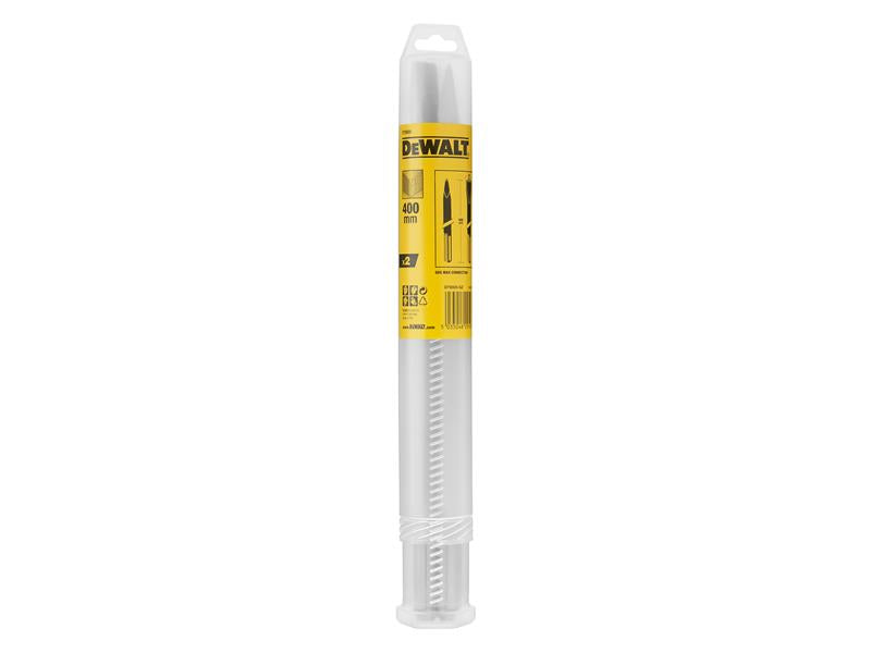 DEWALT SDS Max Chisel Set 2 Piece 1 x Flat Chisel 1 x Point Chisel DEWDT9000QZ