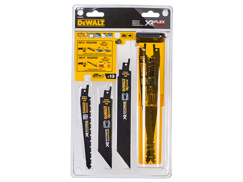 DEWALT DT99550 XR Reciprocating Saw Blade Set, 13 Piece DEWDT99550QZ