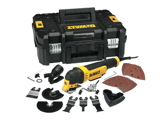 DEWALT DWE315KT Multi-Tool Quick Change Kit & TSTAK 300W 240V DEWDWE315KT