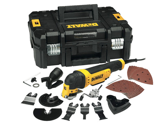 DEWALT DWE315KT Multi-Tool Quick Change Kit & TSTAK 300W 110V DEWDWE315KTL