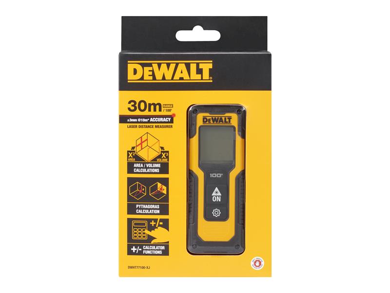 DEWALT DWHT77100 Laser Distance Measure 30m DEWDWFT77100