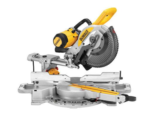 DEWALT DWS727 XPS Double Bevel Slide Mitre Saw 250mm 1675W 240V DEWDWS727