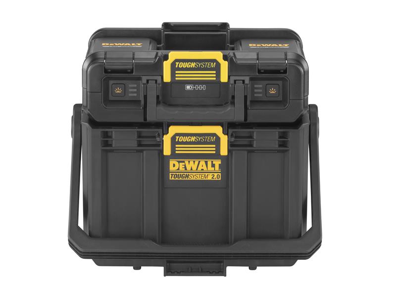DEWALT TOUGHSYSTEM 2.0 Task Box & Light Auto Stacking Latches DEWDWST08061