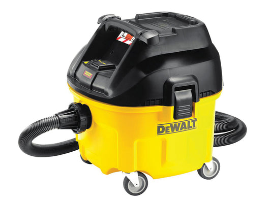 DEWALT DEWDWV901 DWV901L Wet & Dry Dust Extractor 30 Litre 1400W 240V