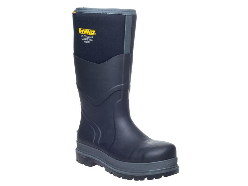 DEWALT Hobart Premium Rubber Safety Wellingtons UK 8 EUR 42 DEWHOBART8