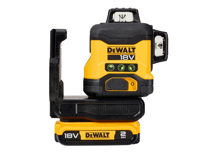 DEWALT DCLE34031D1 3 x 360° Multi Line Laser 18V 1 x 2.0Ah Li-ion DEWLE34031D1