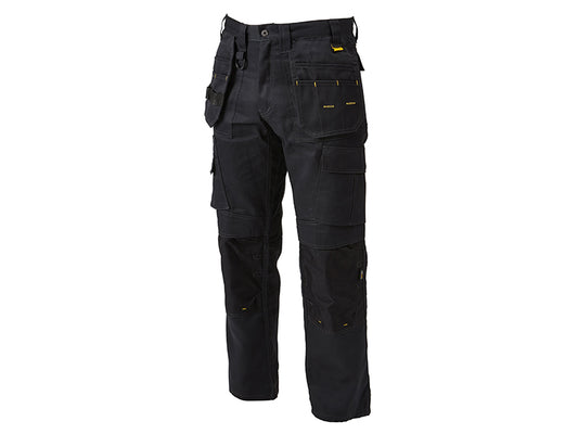 DEWALT Pro Tradesman Black Trousers Waist 30in Leg 33in DEWPROT3033
