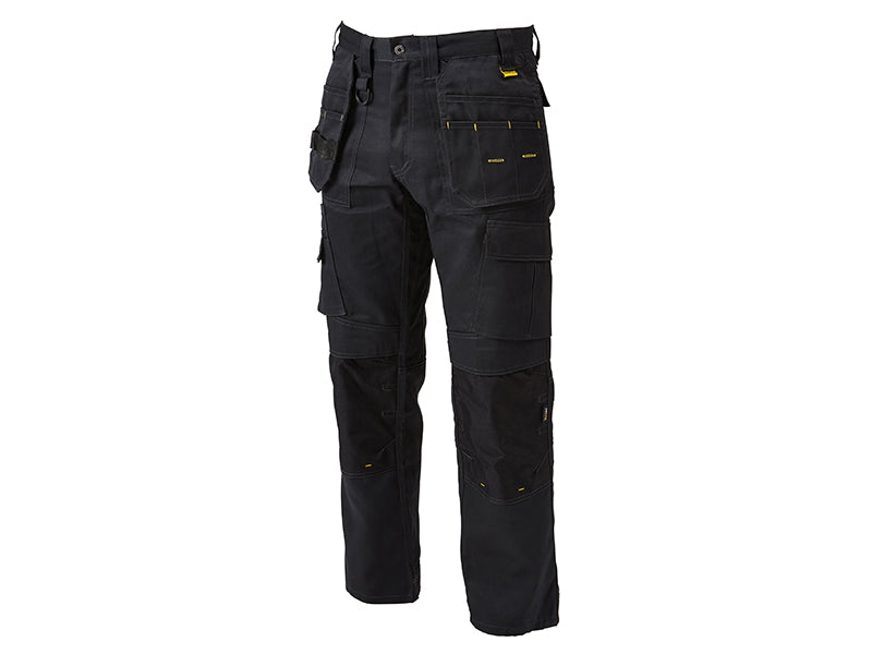 DEWALT Pro Tradesman Black Trousers Waist 42in Leg 29in DEWPROT4229