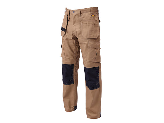 DEWALT DEWPROT3633S Pro Tradesman Stone Trousers Waist 36in Leg 33in