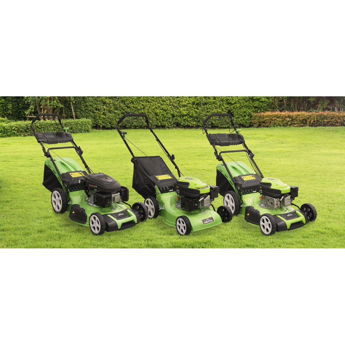 Dellonda 4 Stroke Petrol Lawnmower Hand Propelled 132cc 16"/40cm DG100 DG100