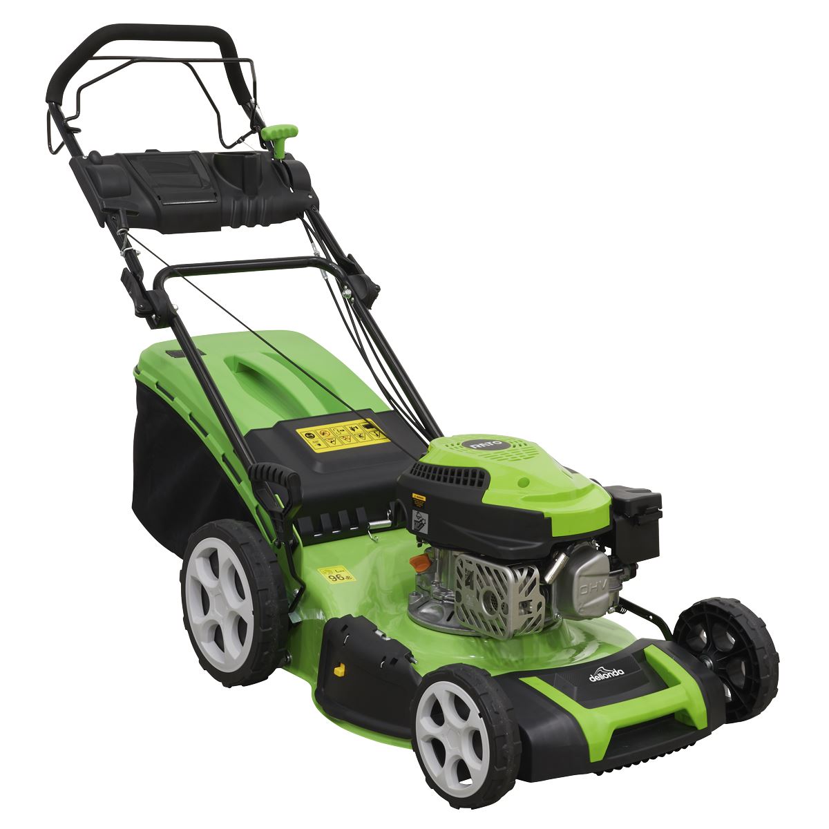 Sealey Dellonda Self Propelled Petrol Lawnmower 144cc 18"/46cm 4-Stroke DG101