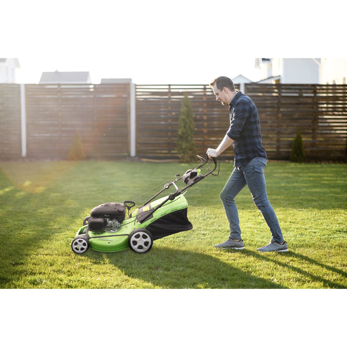 Sealey Dellonda Self Propelled Petrol Lawnmower Adjustable 171cc 20"/51cm DG102