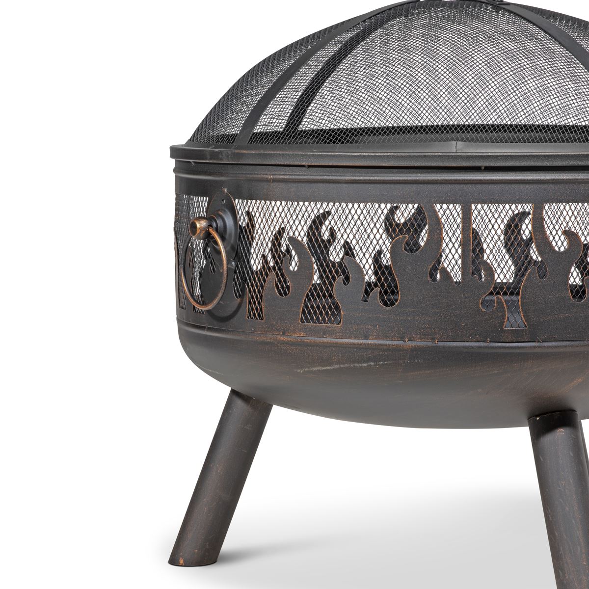Sealey Dellonda Deluxe Firepit Fireplace Outdoor Patio Heater, Cooking Grill & Poker DG117