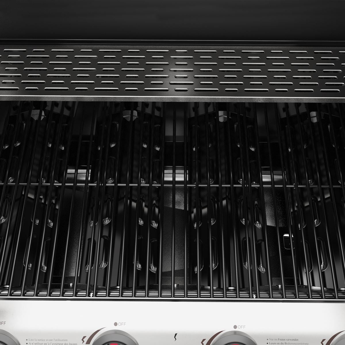 Sealey Dellonda 4 Burner Gas BBQ Grill Ignition Black Stainless Steel DG15