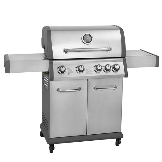 Sealey Dellonda Deluxe Gas BBQ Grill Stainless Steel Side Burner DG17