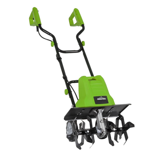 Sealey Dellonda Electric Tiller/Cultivator, 1500W Rotavator for Digging Garden Soil, Electric Weeder 40cm Working Width, 6 Blades, 10m Power Cable, Foldable Frame DG217