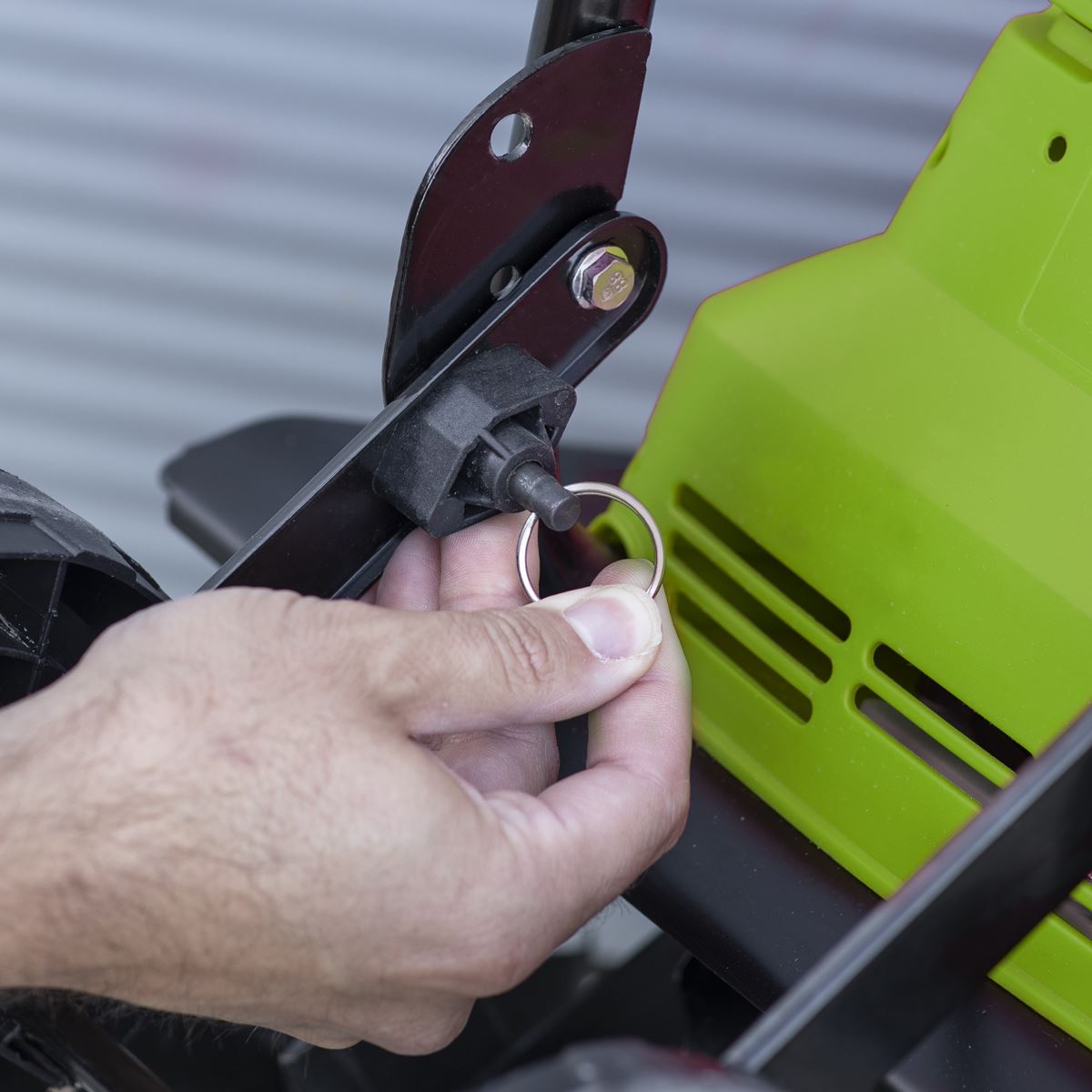 Sealey Dellonda Electric Tiller/Cultivator, 1500W Rotavator for Digging Garden Soil, Electric Weeder 40cm Working Width, 6 Blades, 10m Power Cable, Foldable Frame DG217