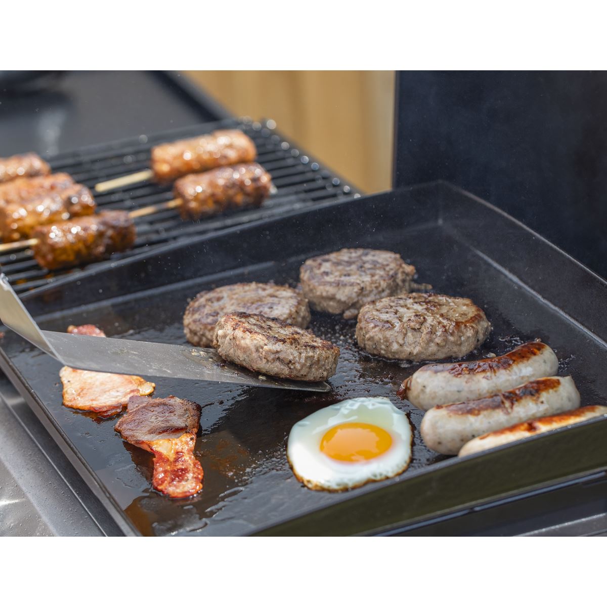 Sealey Dellonda 3 Burner Stainless Steel Portable Gas Plancha Grill 8.5kW DG276
