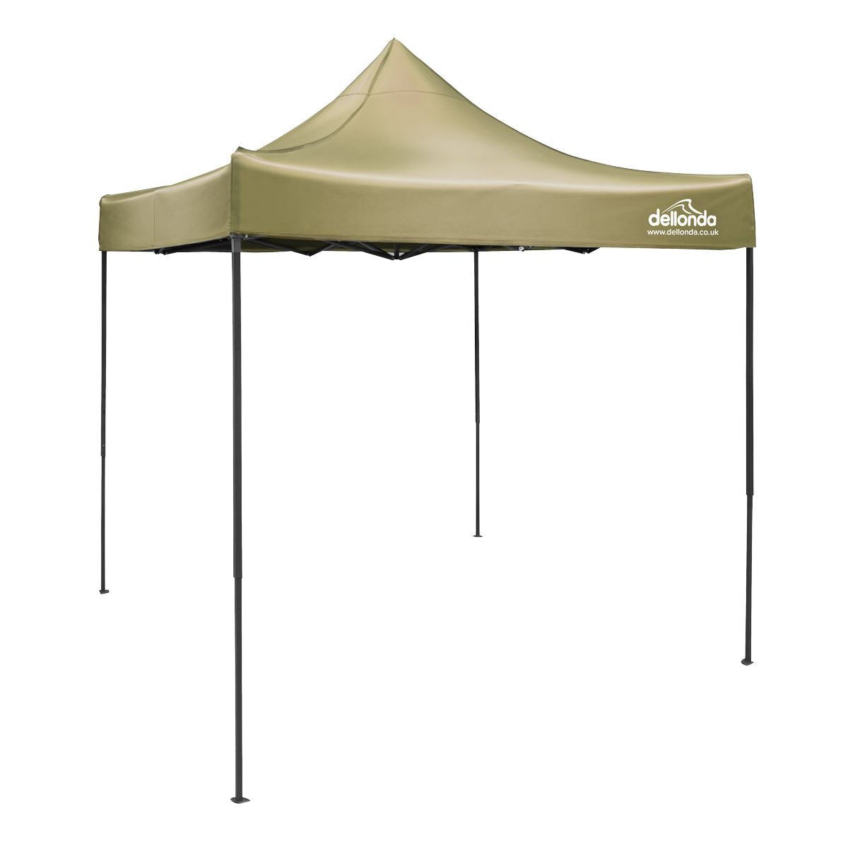 Sealey Dellonda 2x2m Pop-Up Gazebo Canopy with Water-Resistant Carry Bag, Stakes & Weight Bags - Beige DG303