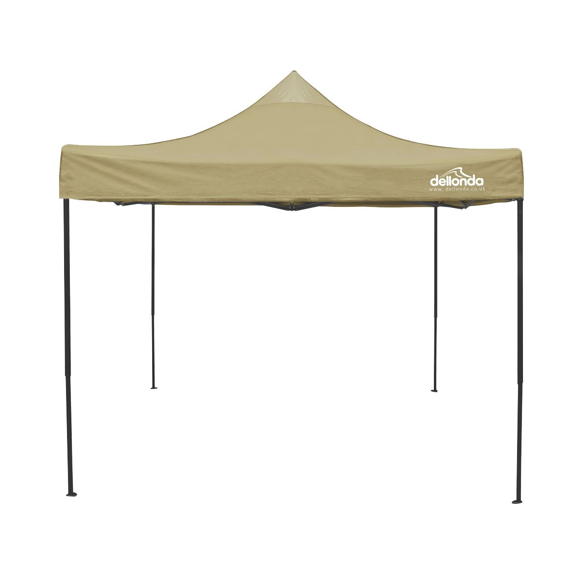 Sealey Dellonda 3x3m Pop-Up Gazebo Canopy with Water-Resistant Carry Bag, Stakes & Weight Bags - Beige DG304